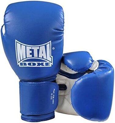 Металеві боксерські рукавички 4 унції сині (Bleu)