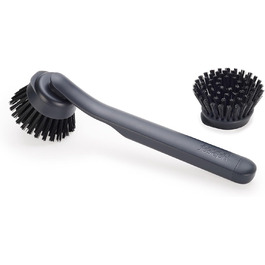 Набір для миття посуду Joseph Joseph SinkTech з підставкою, довговісні щетинки, замінні насадки