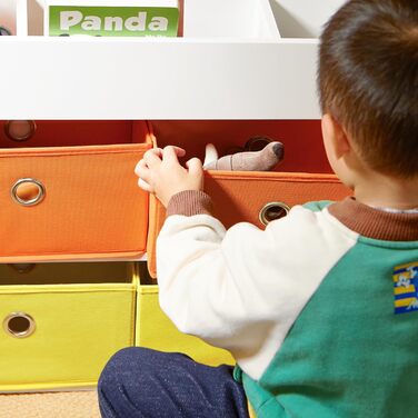 Дитячий стіл SoBuy з 2 стільцями: комплект меблів для дитячої кімнати з місцем для зберігання, ігровий та активний стіл, білий 87x50x50 см (з дошкою для малювання)