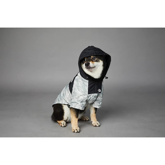 Дощовик для собак Vivi Bear водонепроникна куртка для собак з капюшоном і регульованим поясом Дощовик надлегкий дихаючий светр для собак з капюшоном для середніх і великих собак, (5XL, сірий)
