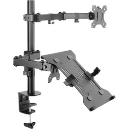 Кріплення для монітора RICOO TS2711: тримач для екрану 13-30 дюймів, VESA 75/100, для комп'ютерного столу