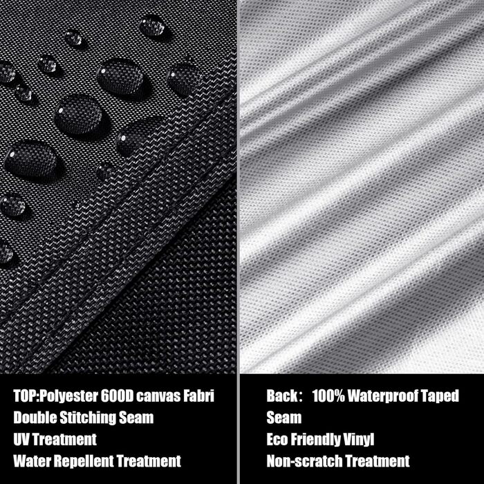 Водостійкий чохол для садово-патіо меблів 600D Oxford, захист від пилу, сонця та вітру (242x162x100cm, 160x100x75cm)