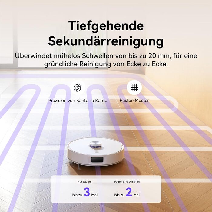 Робот-пилосос NARWAL Freo S з функцією миття підлоги, 8000Pa, 3.5L, LDS-лазерна навігація, керування через додаток, для килимів та шерсті тварин