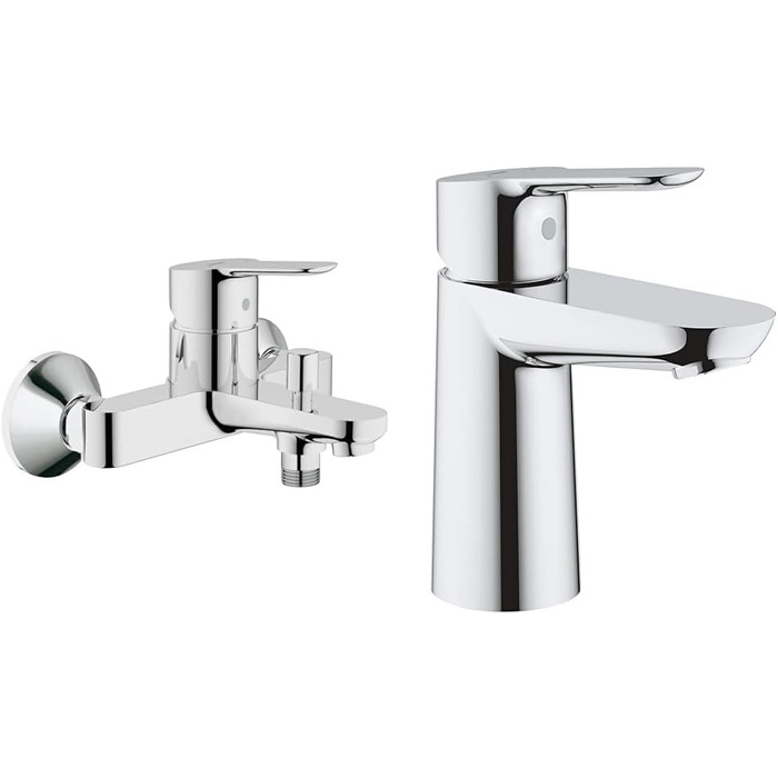 Змішувач для ванни Grohe BauEdge, хром, з автоматичним перемиканням душ/ванна, 23334000