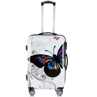 Набір жорстких чохлів 4 штуки Колеса 360º Beauty Case Butterfly Полікарбонат