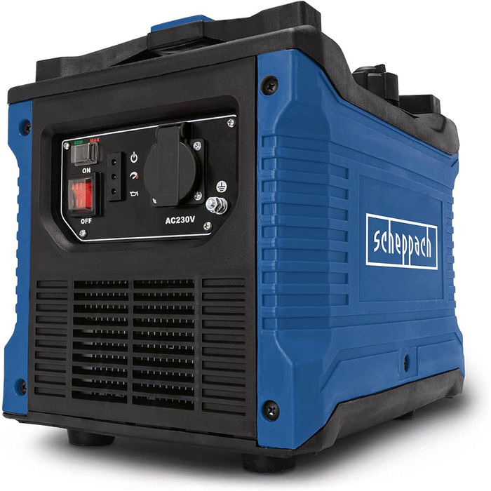 Генератор бензиновий Scheppach SG1600i інверторний, 2000W, 2 розетки 230V, 2 USB, 64dB