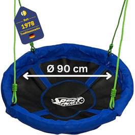 Гніздова гойдалка для саду Best Sporting - діаметр 60, 80, 90, 100 або 110 см, до 150 кг, регульована висота 105-180 см, для дітей