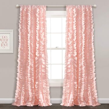 Пишний декор Belle Vintage Chic Curtain, 137x213 см, рум'яна, одинарна штора