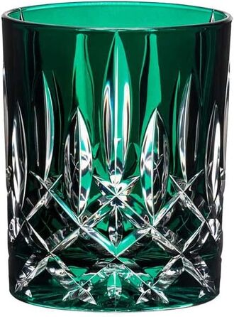 Кольорові келихи для віскі в індивідуальній упаковці, кришталевий стакан для віскі, 295 мл, (темно-зелений)