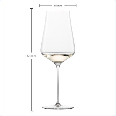 Кельмахи Zwiesel Glas для червоного та білого вина, набір 2 шт. з Tritan-кристалу, стійкі до миття в посудомийній машині