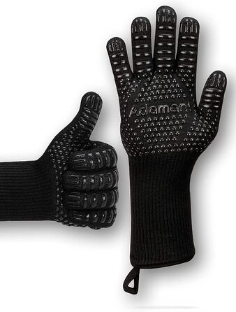 Термостійкі рукавички для гриля Adamant універсального розміру до 800°C