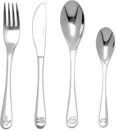 Дитячий столовий набір Miffy 4 шт. з нержавіючої сталі