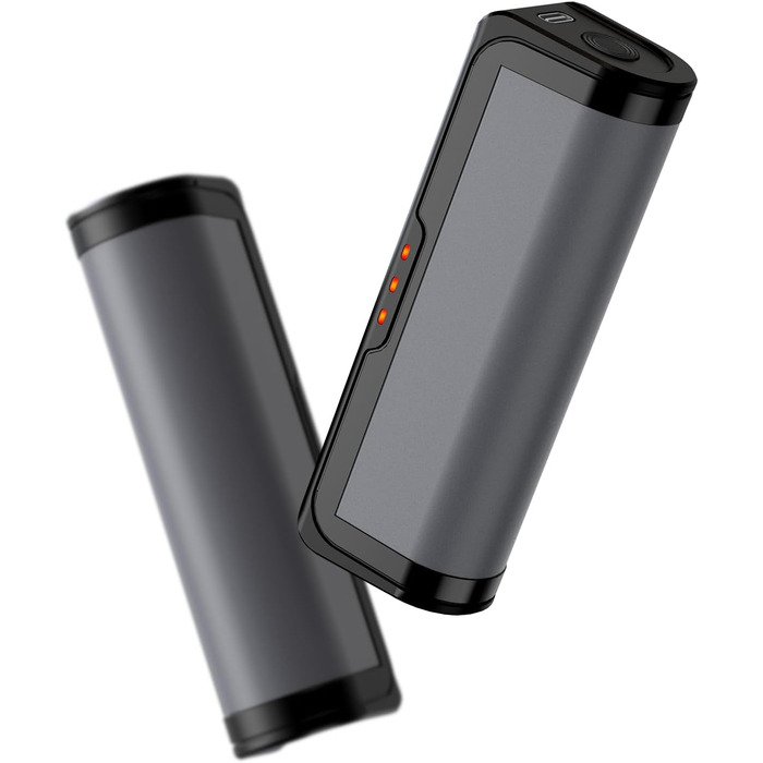 Електричні грілки для рук 2 шт. - USB, багаторазові, 3 режими нагріву, для дітей та жінок (сірі)