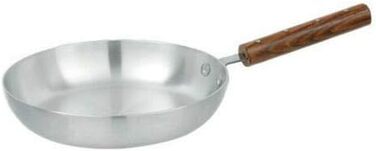 Професійна сковорода, сковорода для каррі, 22 см, алюміній, дерев'яна ручка