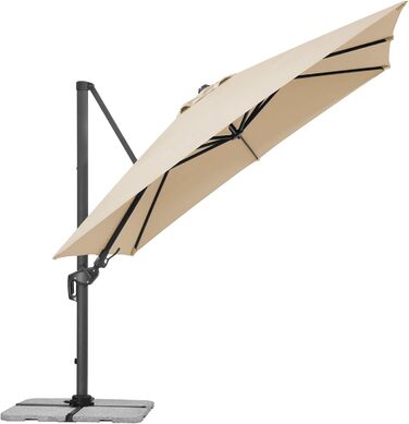 Парасолька від сонця Schneider RHODOS TWIST, 300 x 300 см, антрацит, модель 2024