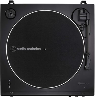Програвач вінілу Audio-Technica LP60XBTBK з Bluetooth, повністю автоматичний, ремінний привід, стерео, чорний
