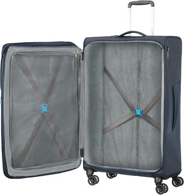 Валіза American Tourister Summerfunk, синя (темно-синя), 79 см, 119 літрів Spinner L Expandable (79 cm - 119 L) Blue (Navy)