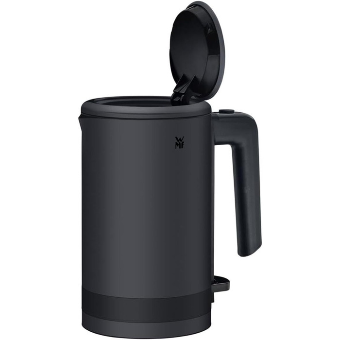 Електричний чайник-термос WMF Küchenminis 0.8л, нержавіюча сталь, чорний Deep Black