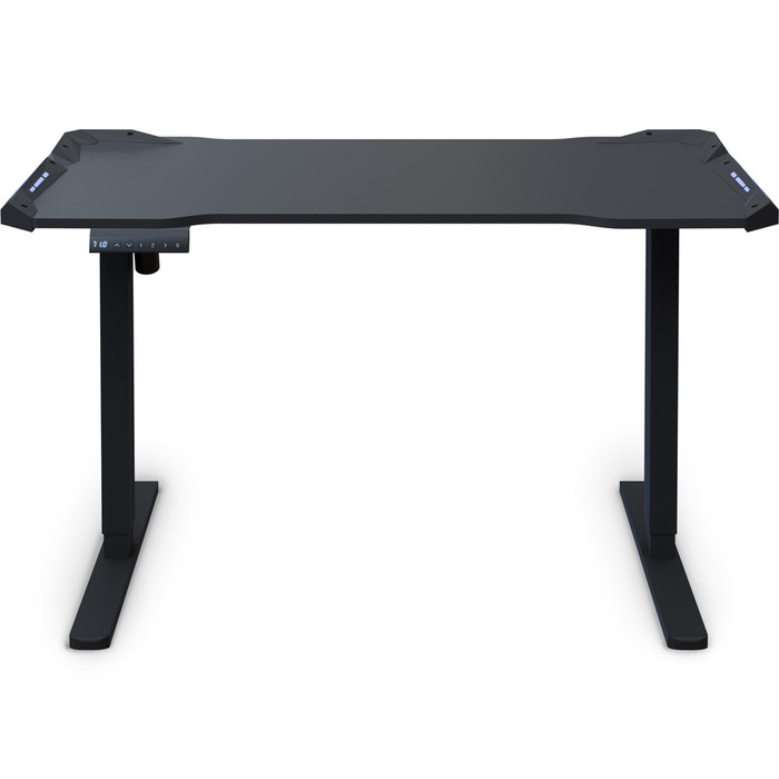 Стіл Mealux PowerDesk Carbon RGB з електрорегулюванням висоти (арт. EVO-201 Carbon / B)