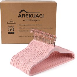 Вішалки Arekuaei для одягу, 50 шт.