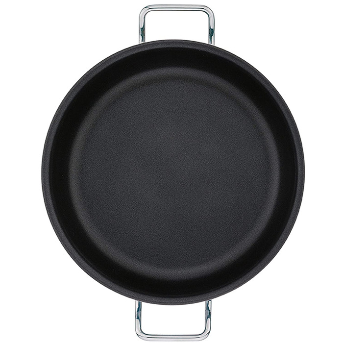 Сковорода для сервірування, керамічна, чорна, 28 см
