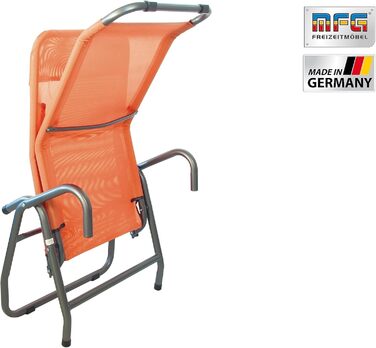 Лежак для басейну та саду MFG, 3', антрацит/теракота