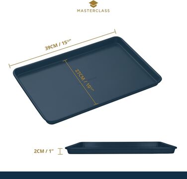 Форма для випікання хліба MasterClass 900г з антипригарним покриттям PTFE, PFOA та BPA-free, з вуглецевої сталі 1 мм, 23x13 см, з захисним чохлом, сіра