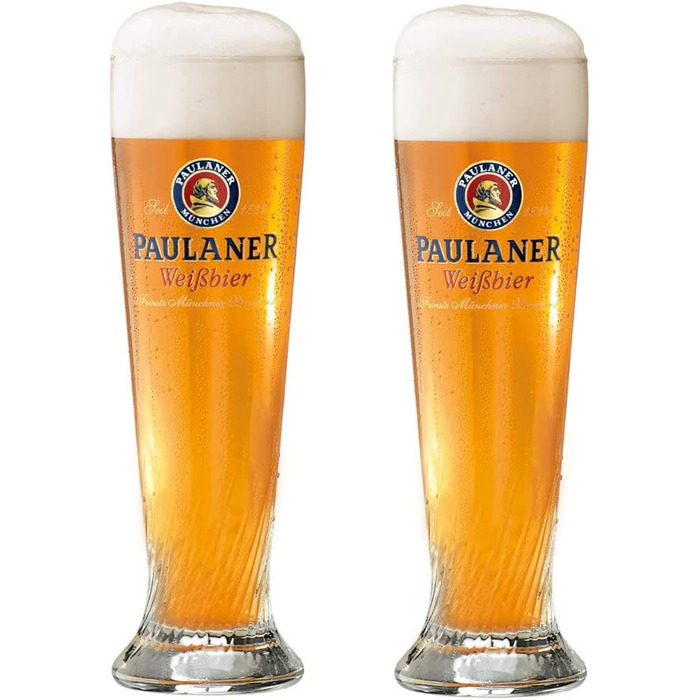 Бокали для пива Paulaner скляні 2 шт 0,5 л