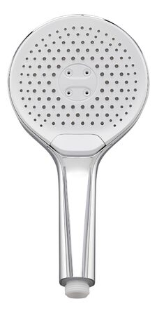 Ручний душ Beautiful Living Collection 3-струменевий Biella, водозберігаюча душова лійка, душова лійка з ручками проти вапняного нальоту, тип підключення 1/2 '', промисловий (хром - Glaia)