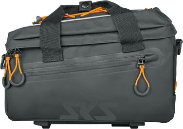 Кофр SKS GERMANY Infinity TOPBAG (сумісний з системою MIK, водонепроникна тканина, знімний плечовий ремінь, світловідбиваючі елементи, ємність 7 літрів), чорний