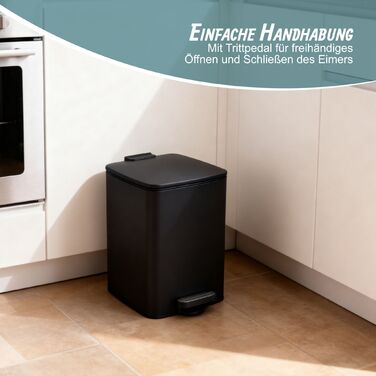 Відро для сміття Relaxdays Кухня, 12 літрів