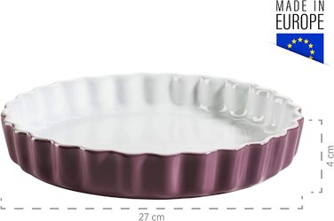 Форма для випічки, Форма для пирога з заварним кремом, стійка до подряпин і порізів, кругла форма для випічки з хвилястим краєм, Ø 27, 931981 Kitchen Time