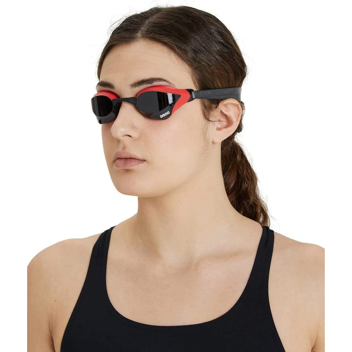Плавальні окуляри ARENA унісекс Cobra Core Swipe (1 упаковка) (NS, димчасто-червоні)