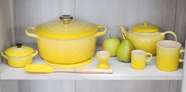Le Creuset Signature Чавунна сковорода з кришкою, 24 см, 4.2 л, Citrus