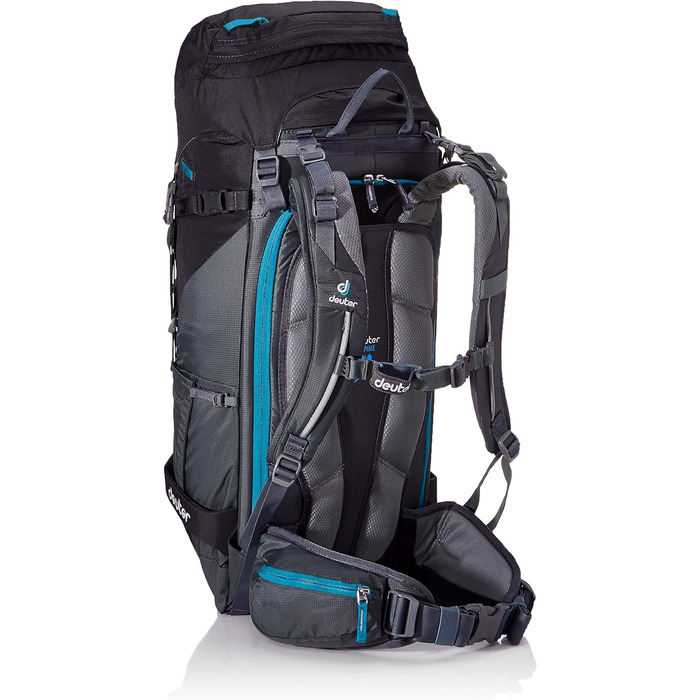 Рюкзак deuter Unisex Rise 34 (1 упаковка) (72 x 28 x 33 см, 348 л, чорно-графітовий)