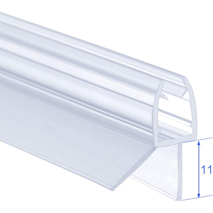 Прокладка для душу 100 см для 5/6 мм скляних дверей запасна прокладка прокладка для душових дверей запасна прокладка для душової кабіни водовідштовхувальна захист від набухання ущільнення (4 шт. прокладка для душу)