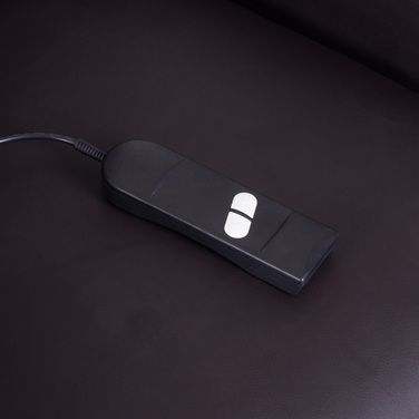 Крісло-масажер HOMCOM з підйомним механізмом, крісло для відпочинку з підйомним механізмом, з пультом дистанційного керування, коричневе