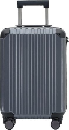 Чемодан з TSA-замком Münicase M816, розширювана фуртура, телескопічна ручка, 4 колеса, жорсткий корпус (Сірий, маленький)