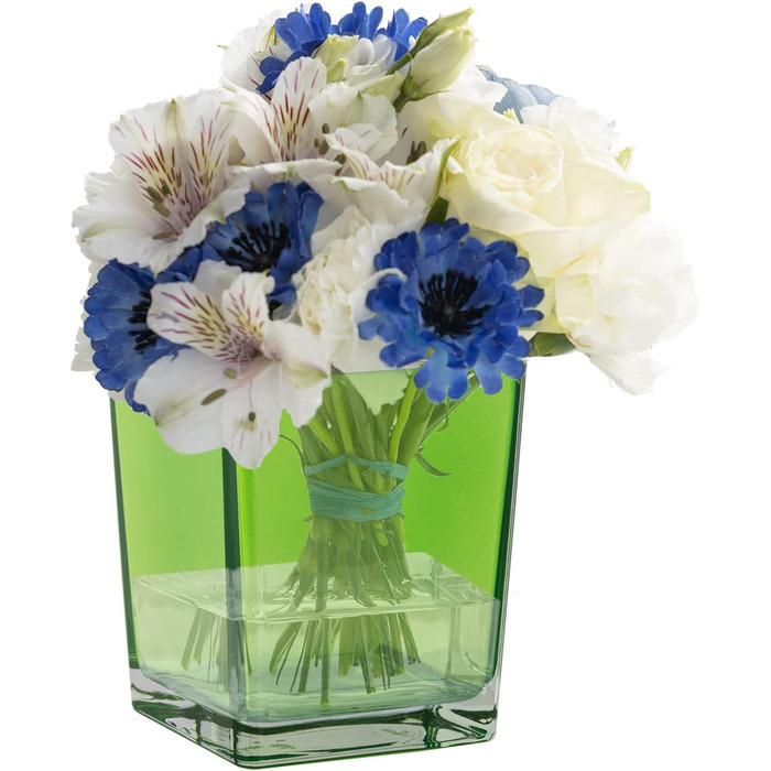 Тренд для дому ваза для квітів скло для рослин тераріум для пляшок сад для прикраси приміщень квітковий горщик / можна мити в посудомийній машині / Колекція фіолетовий / ємність 820 мл (зелений)