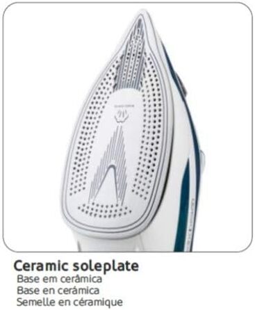 Праска HAEGER Ultra STEAM 2800W з керамічною підошвою, антикапля, антиналіт, самоочищення