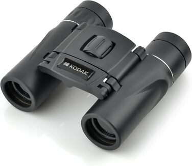 Бінокль KODAK BCS200, компактний, 8-кратне збільшення, 126 м/1000 м, з ременем і чохлом, чорний
