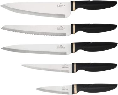 Набір кухонних ножів KARACA Proof Cut (6 шт.), сталь, професійний, легко миється, елегантний дизайн
