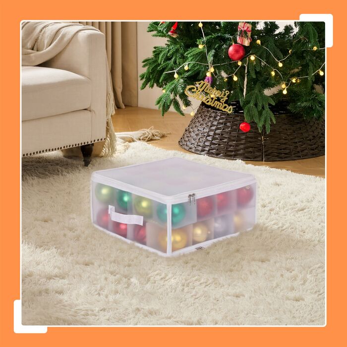 Коробка для зберігання новорічних кулі