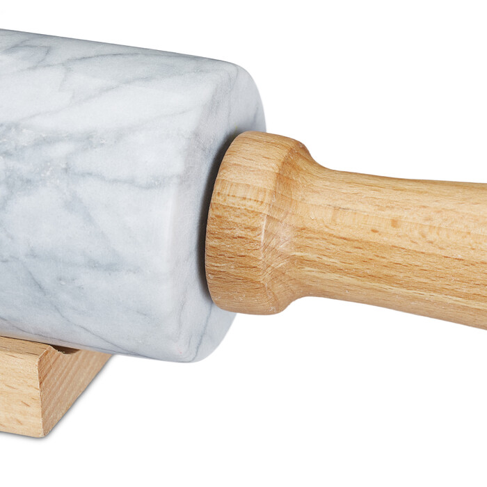 Relaxdays Rolling Pin Marble