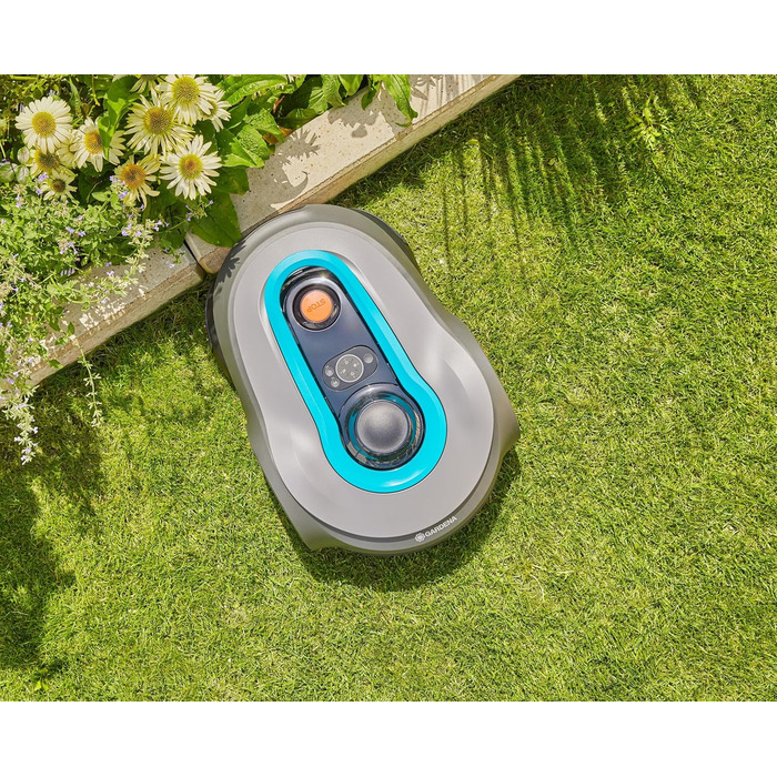 Робот-газонокосачка Gardena Smart Sileno Free Set 600 м²: LONA Intelligence, обрізка по краю, без кабелю, тиха робота, керування через додаток (19921-20)