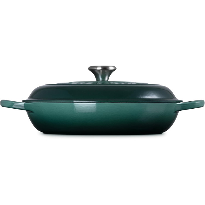 Le Creuset Signature Чавунний горщик Gourmet, Ø 3,5 л, для всіх плит, включно з індукцією, 5,555 кг, Колір: Офенрот