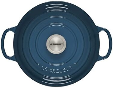 Запіканка чавунна Le Creuset Signature, Ø 24 см, Кругла, для всіх типів плит, 4,2 л, Deep Teal