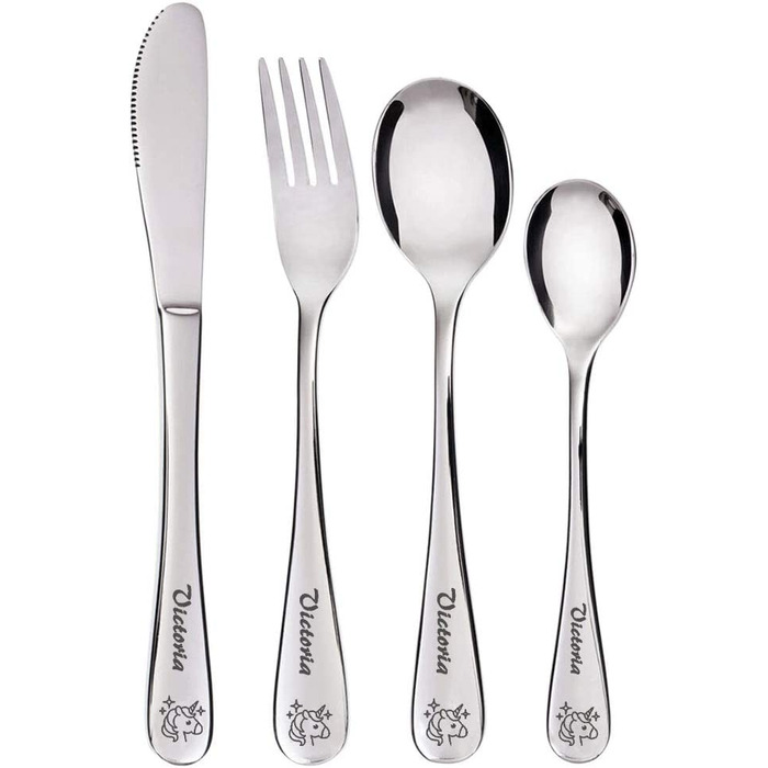 Дитячий набір посуду Kinderbesteck з гравіюванням 