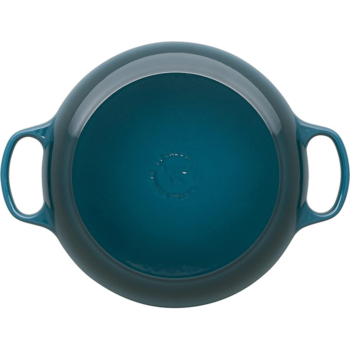Каструля Le Creuset Signature з чавуну, 3,5 л, для всіх типів плит (включно з індукцією), 26 см, Ocean