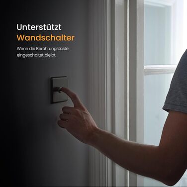 Дзеркало для ванної кімнати EMKE з підсвічуванням 50x60 см, антизапар, 2 кольори світла (тепле/холодне), LED, сенсорне керування